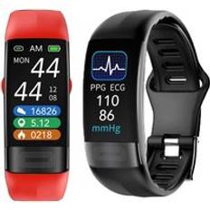 Smartband p11 plus ecg smartband klocka pulsm&#xE4;tare ppg armband blodtryck vattent&#xE4;tt armband - Gr&#xF6;n