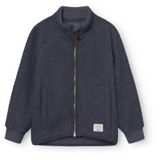 Mini A Ture Kid's Matcedric Teddyfleece Jacket Fleecejakke Børn størrelse 140 farve grå
