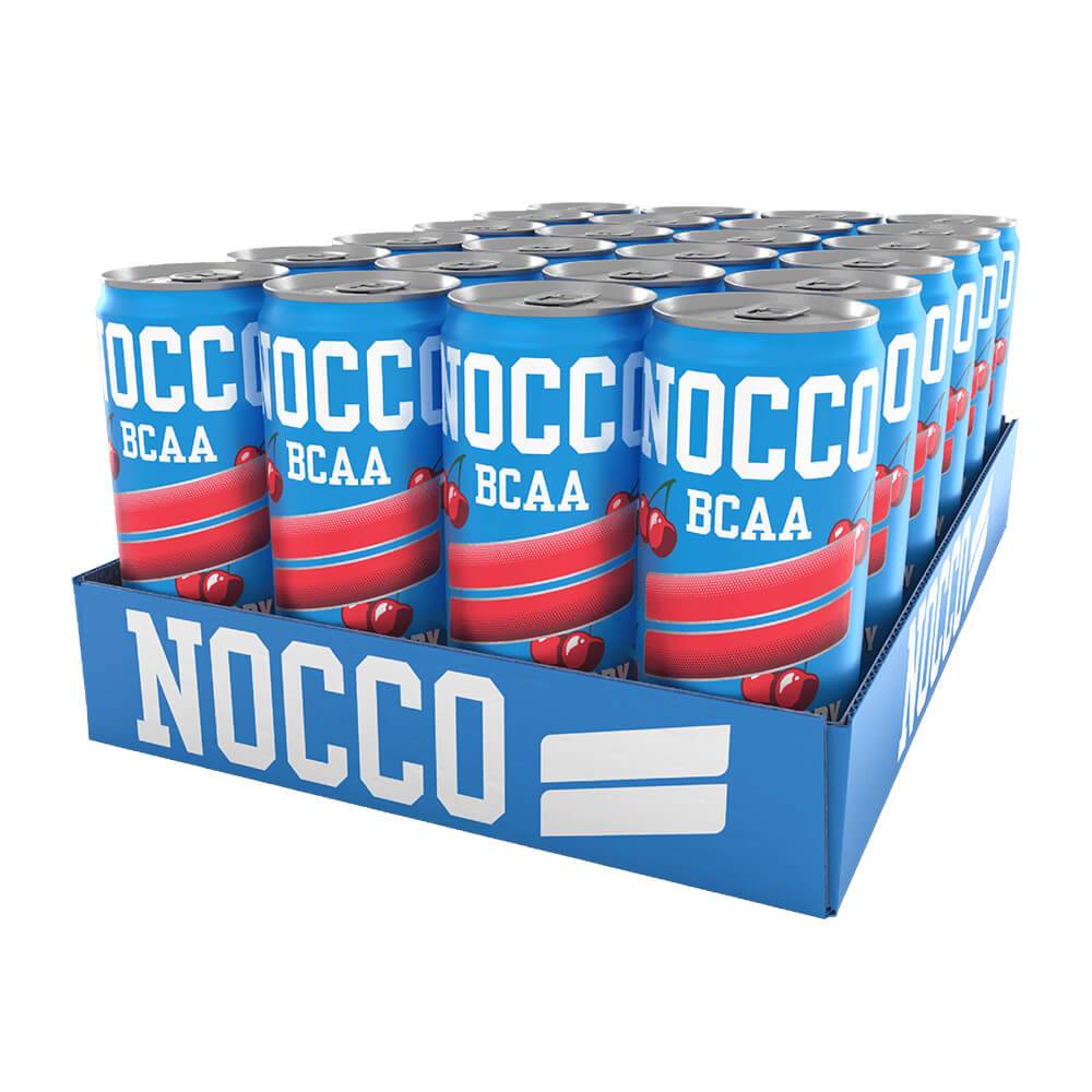 24 x NOCCO BCAA, 330 ml (Cherry Berry).