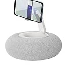 Stativ för surfplatta, telefonhållare, mobiltelefonhållare för säng, kudde säng telefon surfplatta lässtativ, multifunktionellt mysigt telefonstativ för att placera telefon, fjärrkontroller,