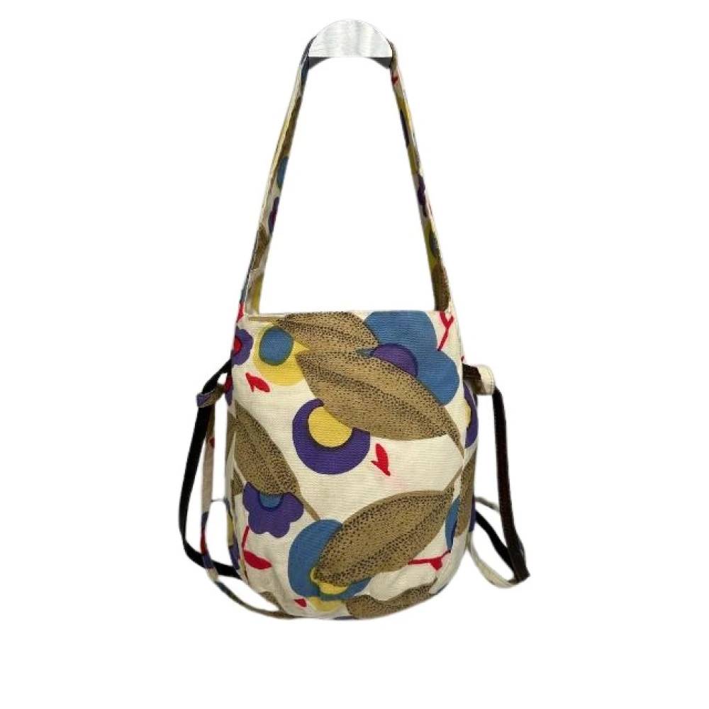 Marni Pre-owned Pre-owned Canvas Skuldertaske - Vintage - Dame - Flerfarvet - ONE SIZE - Uld
