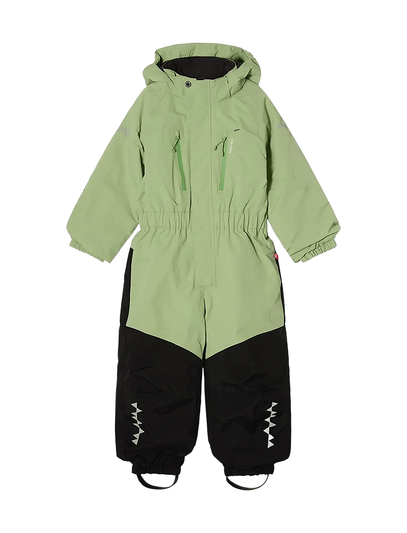 ISBJÖRN of Sweden Penguin Snowsuit Kids - Green - 116