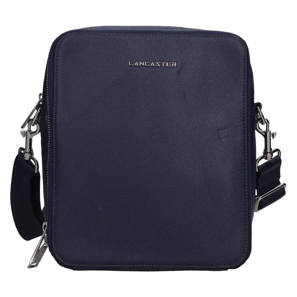 Lancaster Delphino Lucas Skuldertaske - Tasker - Herre - Blå - ONE SIZE - Uld