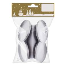 Ljushållare För Värme- & Blockljus Silver 6Cm