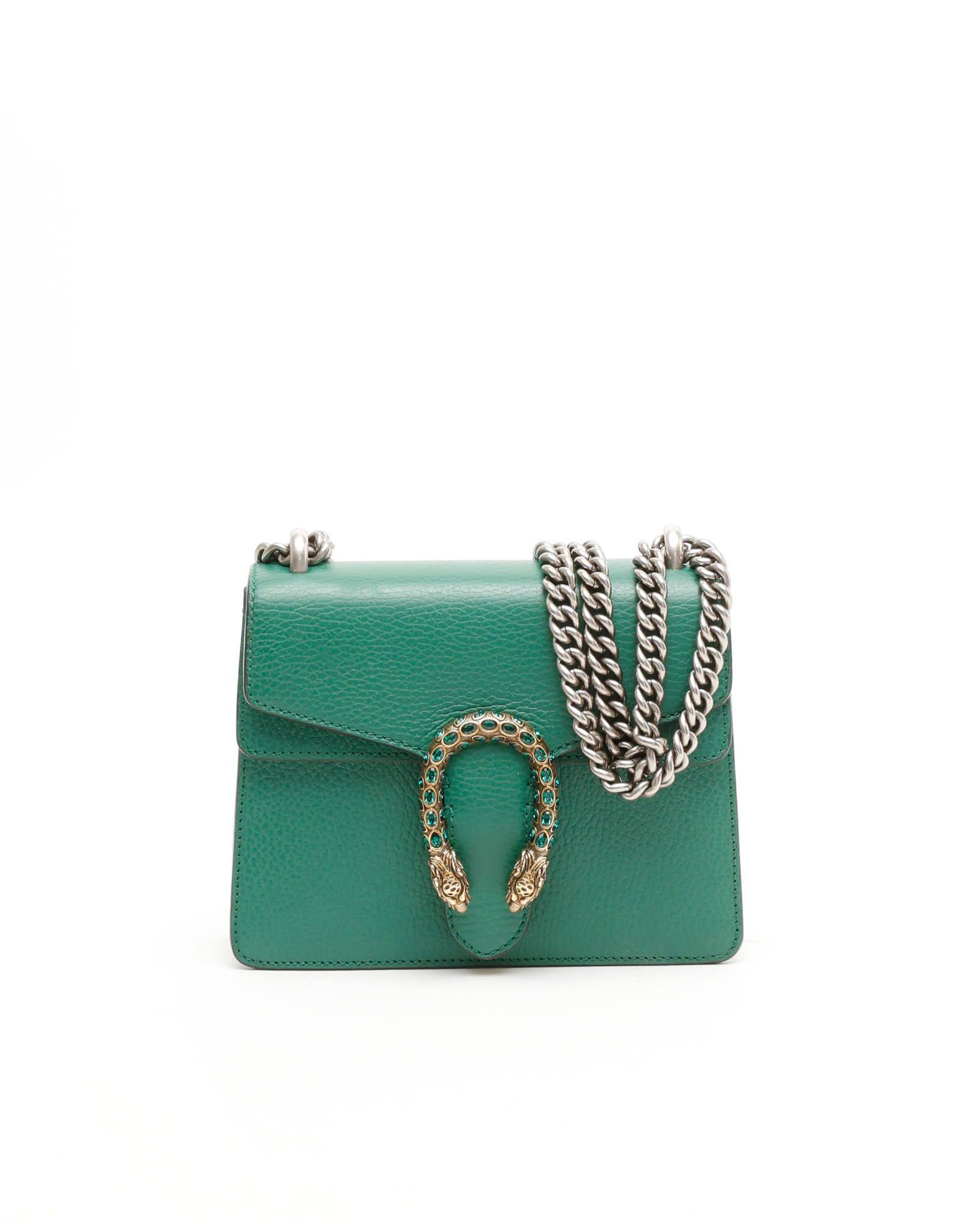 Gucci Small Dionysus Bag - Green (One Size)