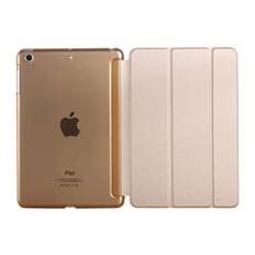 2018/2017 iPad 9.7 5./6. generation - Slankt let smart cover stativ etui med gennemsigtigt frostet bagcover Passer til iPad 9.7 tommer