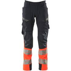 MASCOT® Bukser med lårlommer Mørk Marine/Hi-Vis Rød 19379-510-10222 82C58