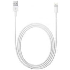 Original Apple Lightning-USB Kabel - iPad, iPhone - Hvid - 1m