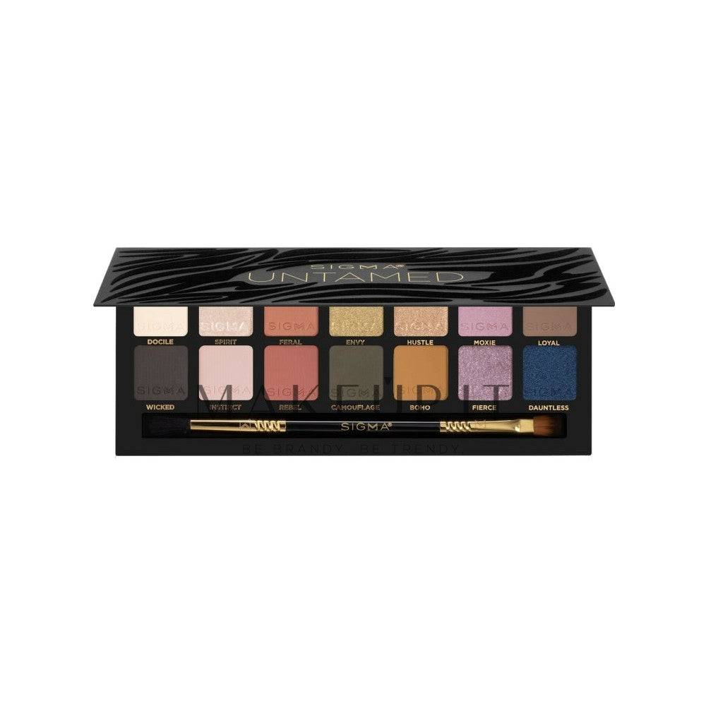 Sigma Beauty Otämjad ögonskuggspalett med spegel och applikator 19,32 g