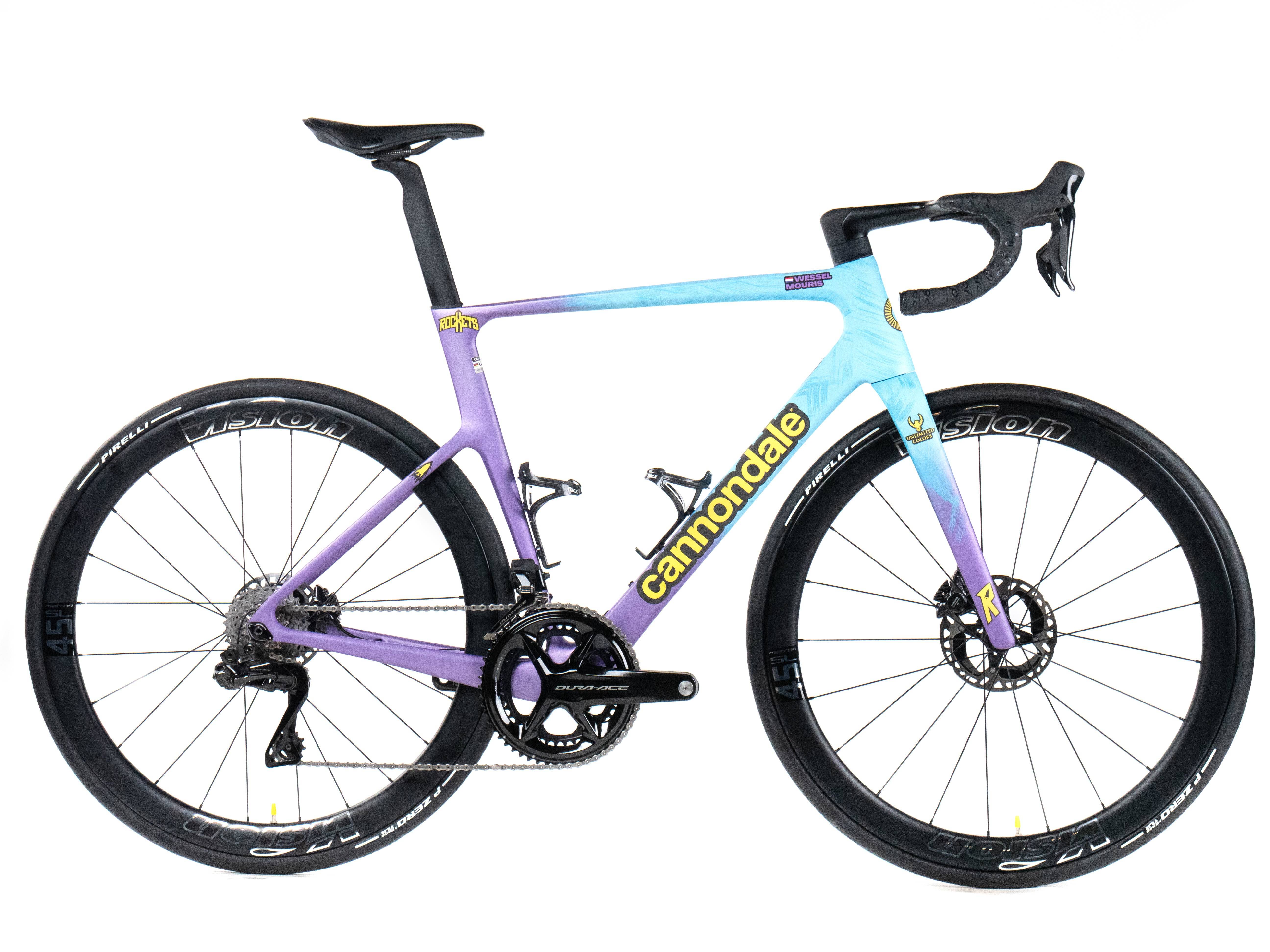 Cannondale Supersix Evo 2025 Team Unibet Tietema Rockets size 56 Mouris Shimano Dura-Ace Di2 2x12sp - Bikeroom / 56 / team unibet tietema rockets (56)