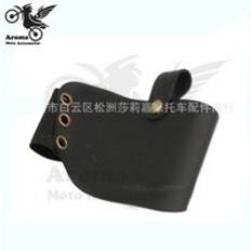 Halks&#xE4;ker v&#xE4;xelv&#xE4;xel boot botas scuff mark protector moto slitstark l&#xE4;derstrumpa universal motorcykel sko pad skydd - Svart