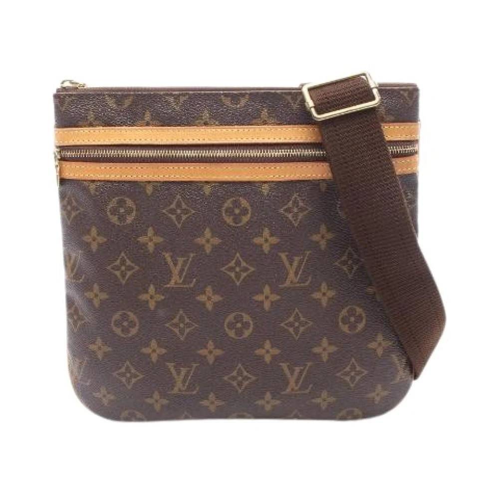 Louis Vuitton Vintage Pre-owned Pochette Bosphore Monogram skuldertaske - Vintage - Dame - Brun - ONE SIZE - Uld