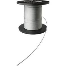 Stålwire galvaniseret 6×12+7FC 6mm, rulle 110m