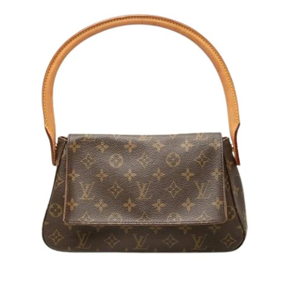 Louis Vuitton Vintage Pre-owned Mini Looping - Vintage - Dame - Brun - ONE SIZE - Uld
