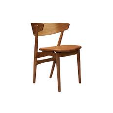 No. 7 Dining Eg Røget / Dunes Cognac Læder - Sibast Furniture