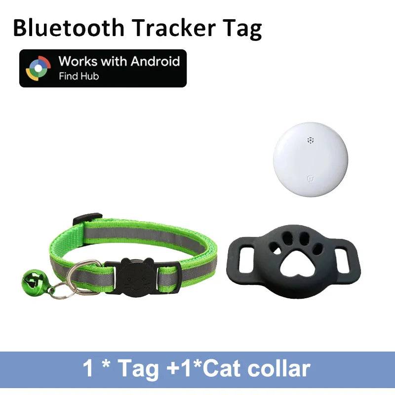 Google Find My Pet Collar Tracker for Android — IP68 Waterproof, No Subscription - tag with g-collar