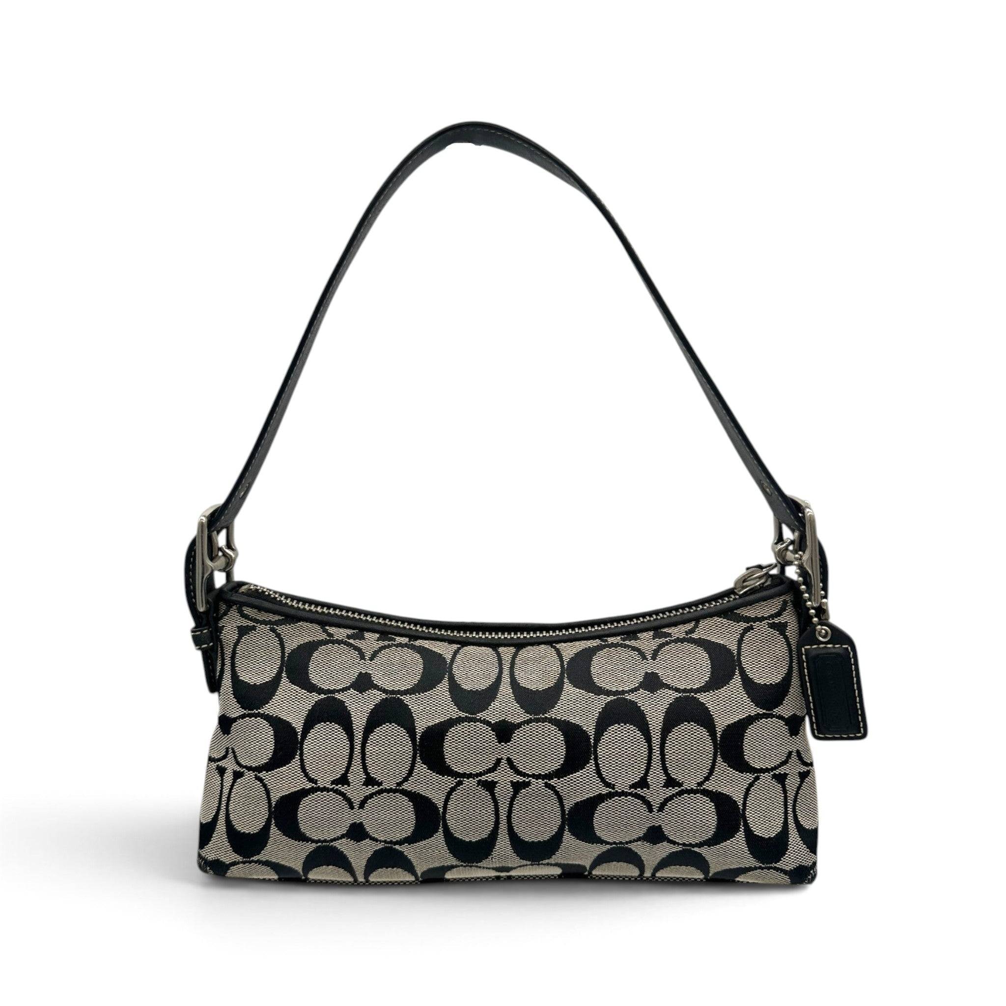 Vintage Coach 6371 East West Baguette Shoulder Bag