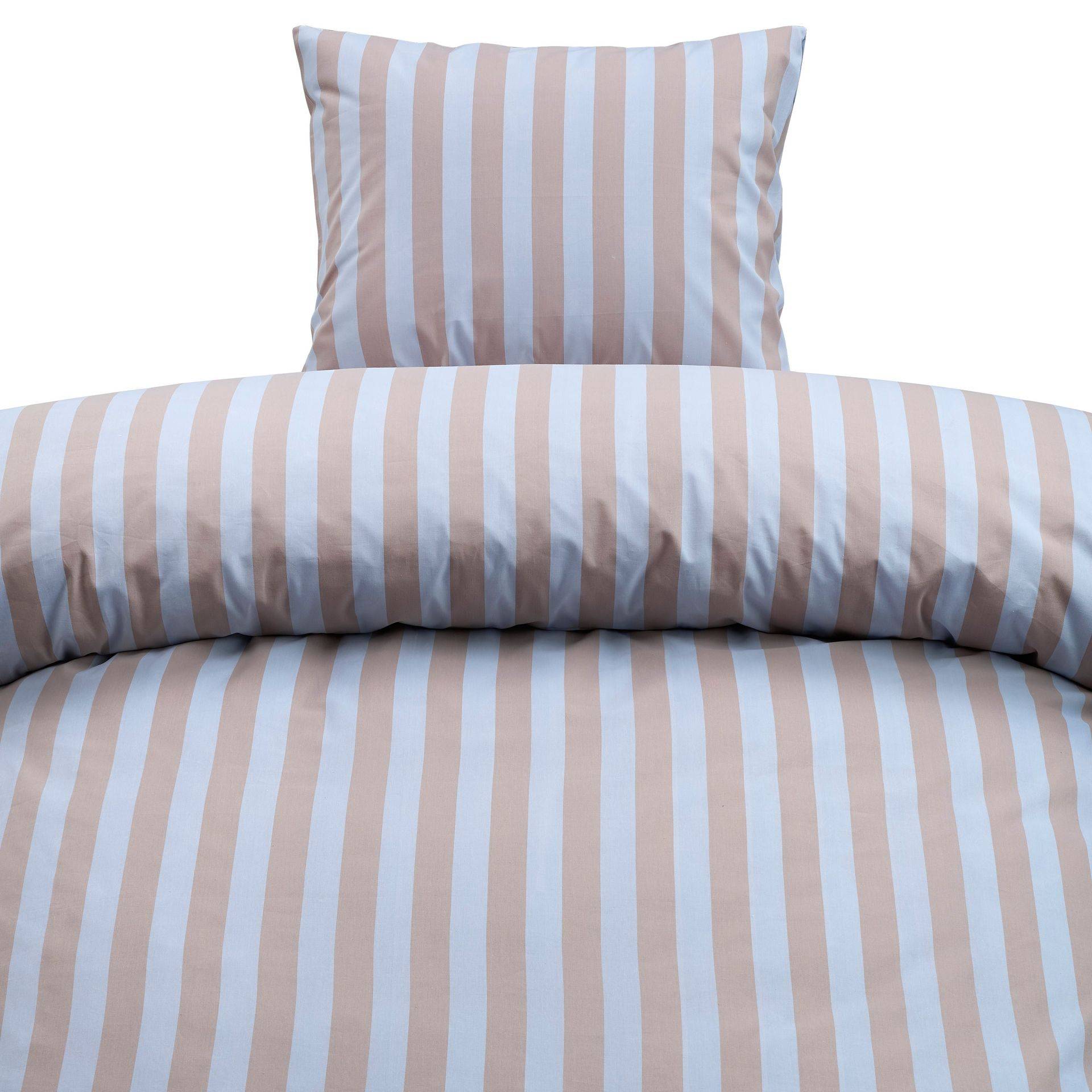 Påslakanset Enkelsäng 2-Dels Set Sanna Stripe - Bäddset & påslakanset Flerfärgad Borganäs of Sweden