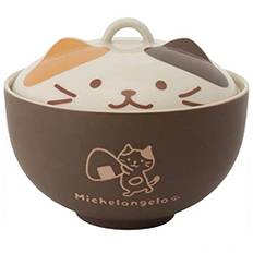 Noodle Bowl Ceramic Rice Bowl Instant Noodle Bowl Soup Bowls Hem Tabeller (Färg: Brun, storlek: En storlek)