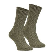 Ragg 2-pack strumpor, GREEN MELANGE, Unisex, 39/42