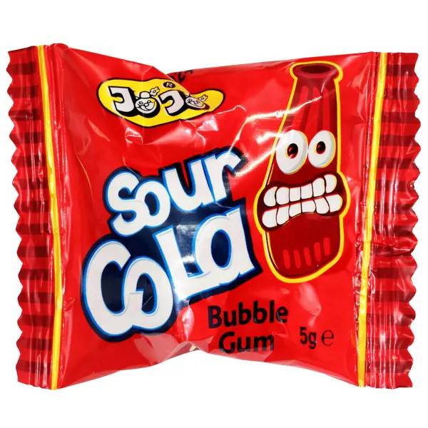 Surt Tyggegummi Cola 5g