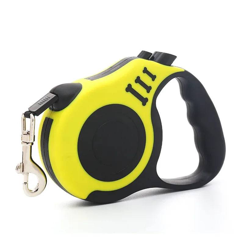 Retractable Dog Leash for Small to Medium Dogs - Yellow / 3M (3M)