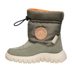 Naturino, Kids , unisex, Grøn, 26 EU, Suede, Suede and technical fabric boots Varna 2 WP.