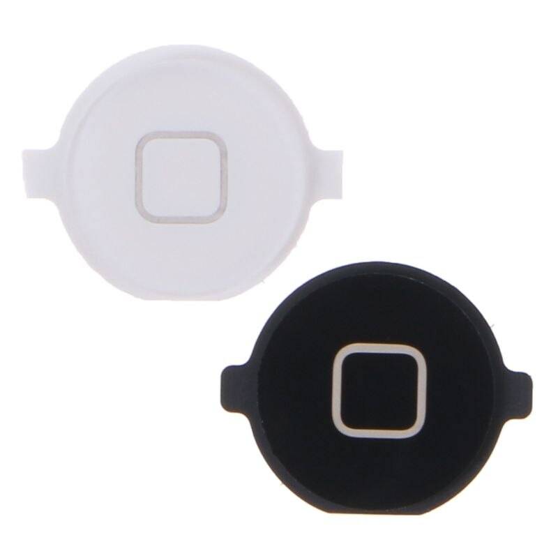 Hemmeny knapp ersättning returnyckel gummipackningshållare reparationsdel för apple ipod touch 4 - Svart
