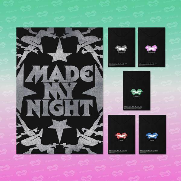 [READY STOCK] LE SSERAFIM - 2nd Single Album 'Made My Night' (COMPACT ver.)