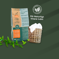 Natriumperkarbonat 1 kg, för naturligt vitare tvätt