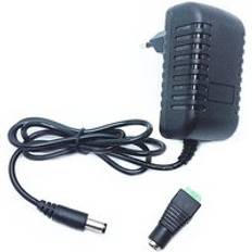Dc12v adapter ac100-240v belysningstransformatorer ute dc12v 2a strömförsörjning för ledband + kontakt - 12v 2a au