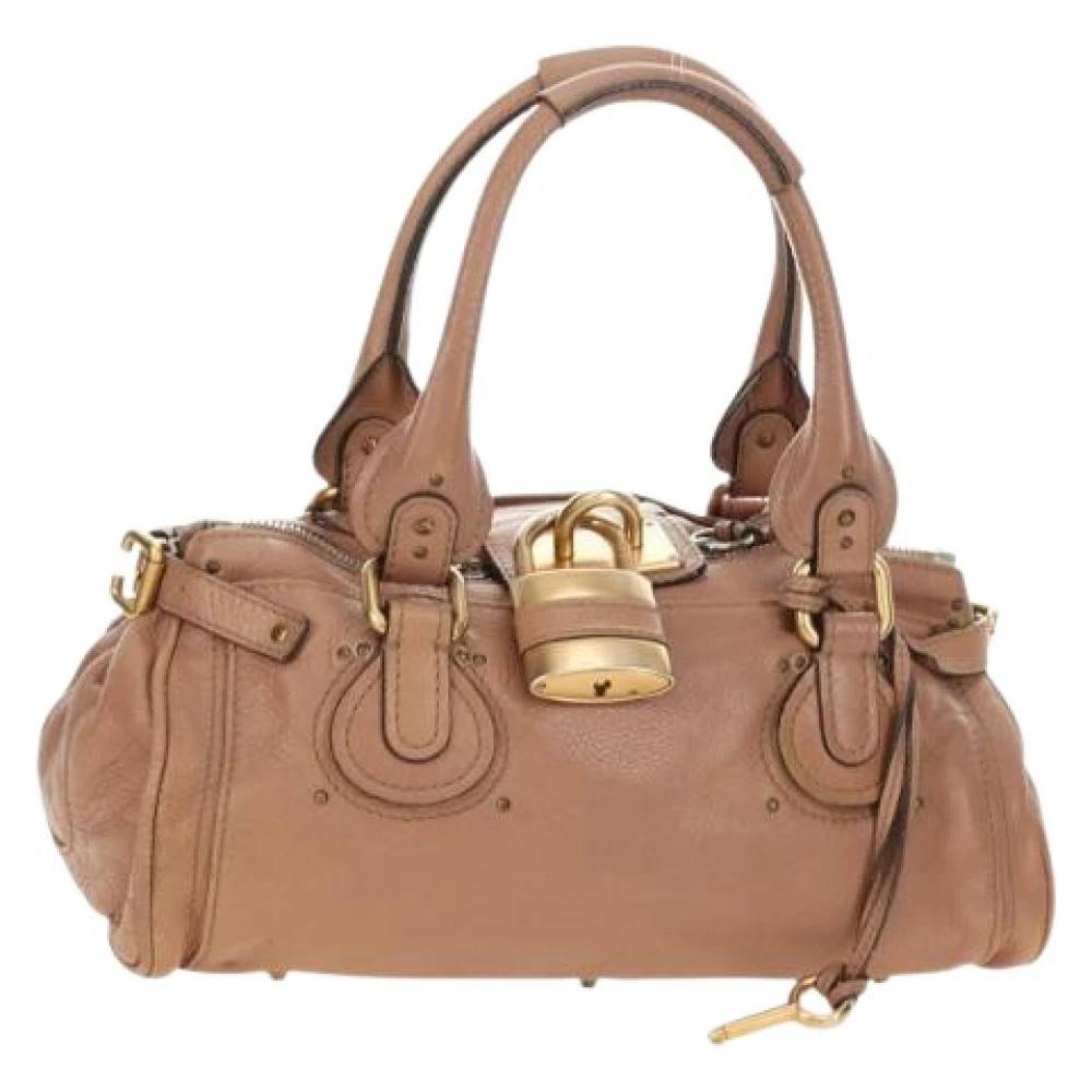 Chloé Pre-owned Pre-owned Hand Bag - Vintage - Dame - Beige - ONE SIZE - Uld