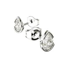 Schalins - Eloge Pear Cut Diamond Studs 0.60 Platina