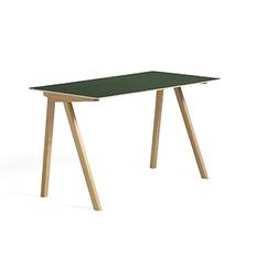 CPH 90 - Copenhague Desk - eg - HAY Eg - Klar lak Grøn Linoleum