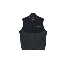 HALO Blocked Fleece Vest – Ebony