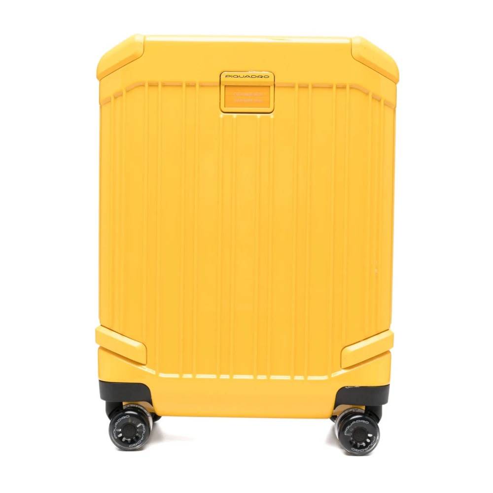 Piquadro, Resväskor , unisex, ONE Size, Polyester, POP Kabin Spinner