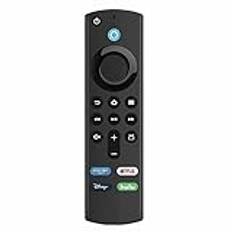 L5B83G Ersättande röstfjärrkontroll passar för Amazon Fire TV-dongel 3:a generationen Fire TV Cube Fire TV-dongel Lite 4K