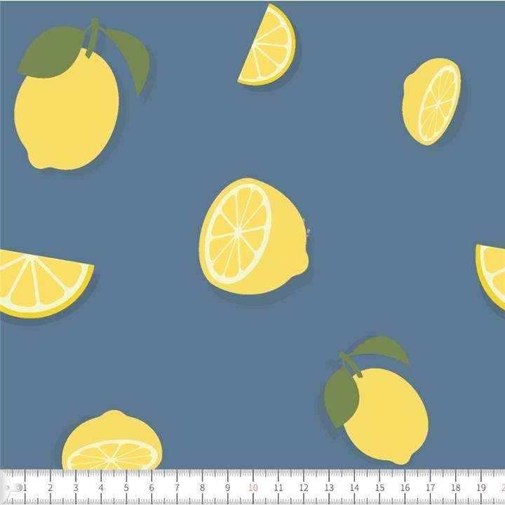 Citron blå