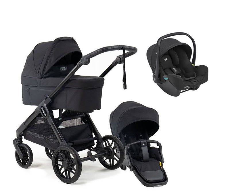 Emmaljunga Sento Max duovagn Flat+ 2027 + Joie i-Snug 2 babyskydd