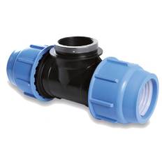 Blueseal 40 x G32 x 40 mm t-rör inv. gänga, PN16, PP/POM