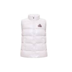 Pyrenex, Jakke, Herre, Hvid, XS, Uld, Vintage Skinnende Ærmeløs Dunjakke