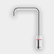 Quooker Nordic Square i Børstet krom med Combi+ beholder