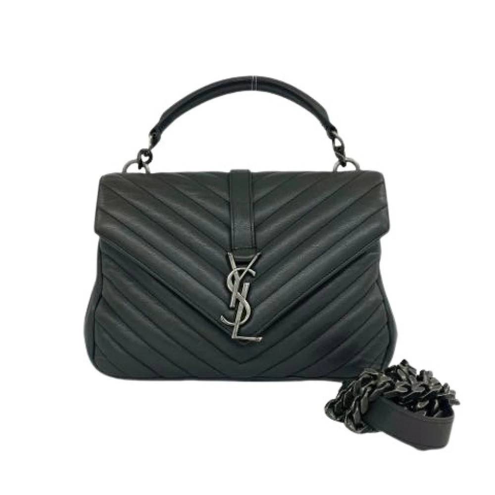 Saint Laurent Vintage - Pre-owned Läder Crossbody Väska Vintage - Dam - ONE Size - Läder