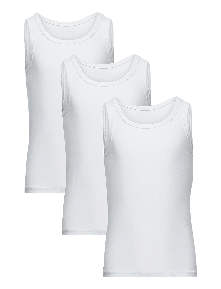 Claudio Boys 3-pack singlet - Ärmlösa