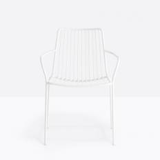 Stol Nolita 3656 - Med armlæn, Farve White (BI200E)