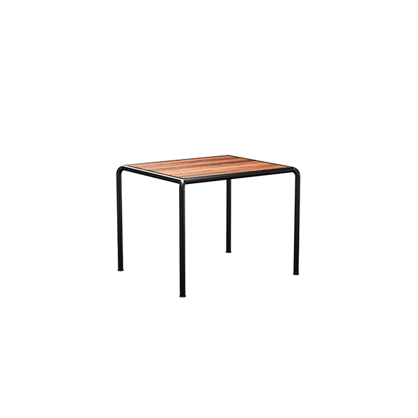 HOUE Avanti havebord i træ 83 x 98 cm - Thermo Ash black