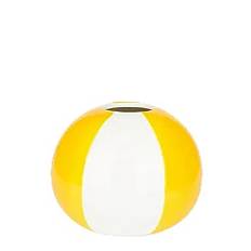 BALVI Keramik Vase Beachball, Gul 14 cm |Yellow |H:14 cm