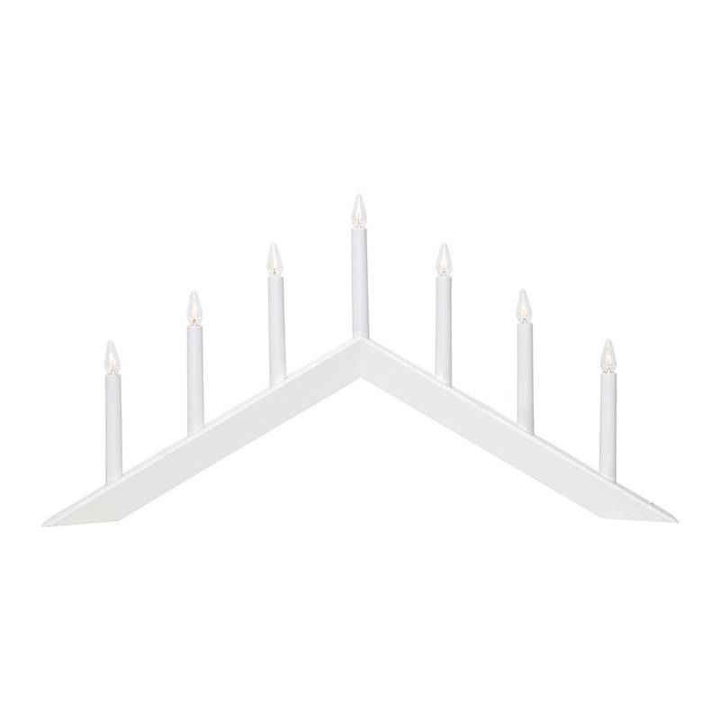OUTLET Ljusstake Arrow Vit 36cm