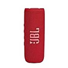 JBL Flip 6 Bluetooth Box - Rot – Wasserdichter, tragbarer Lautsprecher mit 2-Wege-Lautsprechersystem für kraftvollen Sound – Bis zu 12 Stunden kabellos Musik abspielen