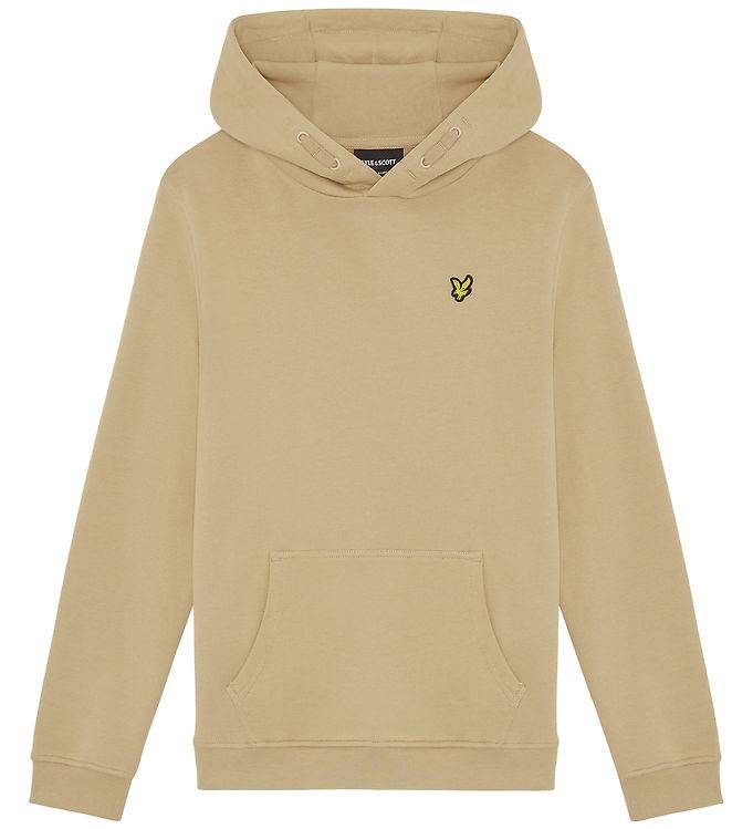 Lyle & Scott Hættetrøje - Dark Sand - Lyle & Scott - 10-11 år (140-146) - Hættetrøje